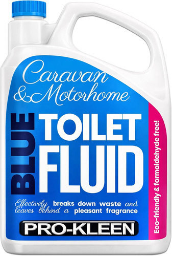 Blue toilet chemical fluid - toilet,