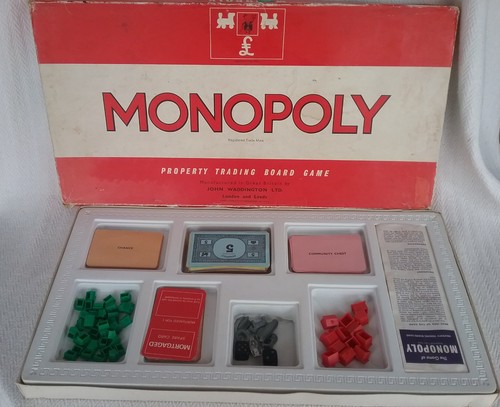 Vintage retro 1970 - retro, monopoly