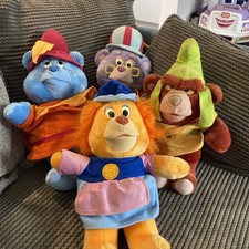 Fisher Price Gummi Bears Plush Toys !!! Gruffi , Zummi , Tummi And Grammi