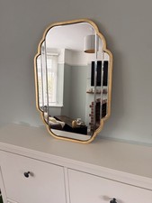 Dunelm Gold Wall Mirror