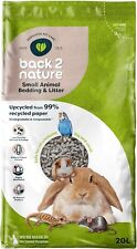 Back 2 Nature Small Animal Bedding and Litter, Grey - 20L