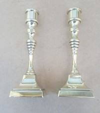 Pair of Vintage Solid Brass
