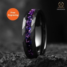 Rings in Black Tungsten &