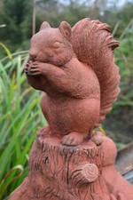 Black Squirrel roof finial decorative half round stone ridge tile