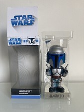 Funko Wacky Wobbler Star Wars Chase Chrome Base Jango Fett Rare Bobble Head