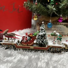 1 x Christmas Sleigh Wagon, OO Gauge, Claires Christmas Trains The Snowman & Dog