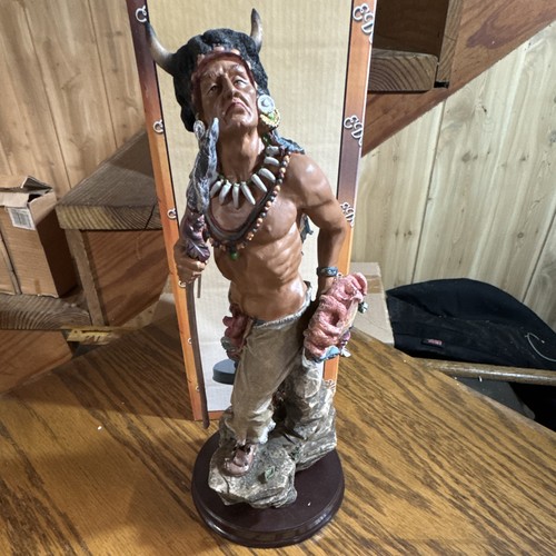Painted resin native american - painted,
