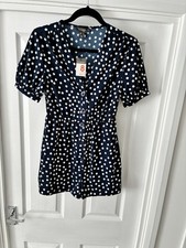 Primark Navy Blue Polka Dot