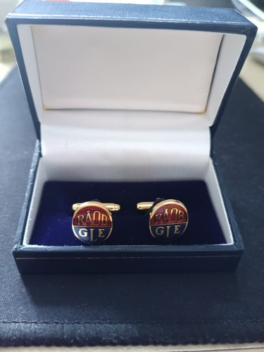 Raob gle cuff links gold - gle,