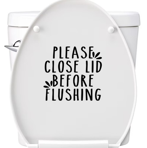 Toilet bathroom rules inspired - rules,