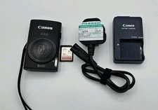 Canon IXUS 230 HS Digital Camera – 8X Zoom 12.1MP Black - Includes SD Card / Etc