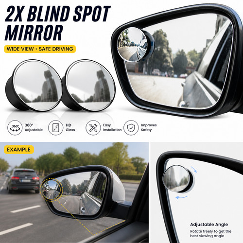 Car blind spot - blind, wide