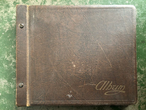 Vintage photo album pages - album,