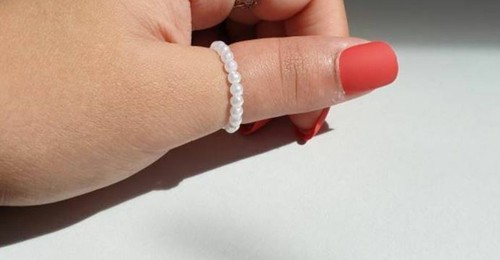 Stunning silver beaded - beaded, charms