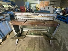 edwards treadle metal guillotine  1250mm. x 1.6mm. vat included