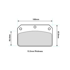 Ferodo DS2500 Brake Pads For