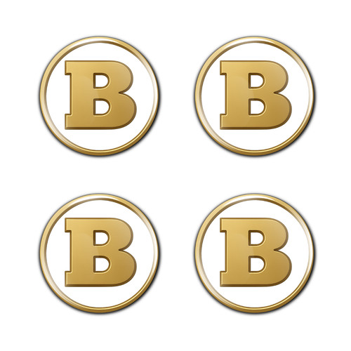 Brabus logo stickers - brabus, set