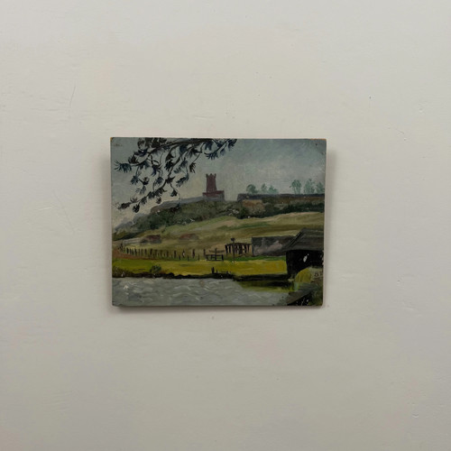 Refined landscape oil painting - landscape,