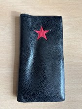 Shanghai Tang Leather Travel Wallet - Black.