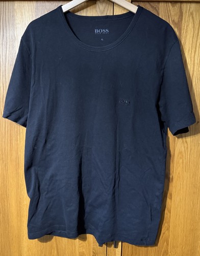 Hugo boss plain black - plain, t-shirt