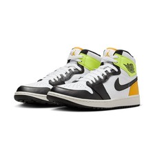 Nike Air Jordan 1 High Golf AJ1 Volt Gold Men Golf Shoes Sneakers DQ0660-105