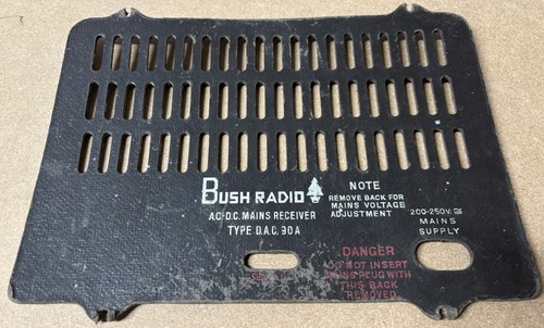 Bush dac90a back - back, panel
