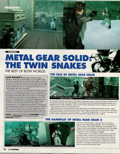 Metal gear solid - gear, twin
