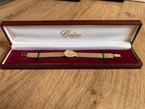 Ladies gold bracelet - gold, watch