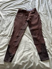 Horka Brown Jodhpurs, Size 8, Equestrian Wear, Great Condition
