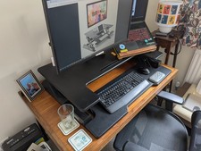 Duronic Standing Desktop Converter / Stand Desk / Sitting Riser DM05D1