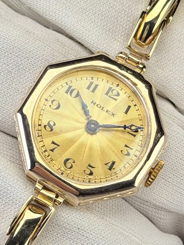 Rolex lady cocktail 9ct gold - rolex,