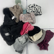 10KG Wooly Hat Bundle Wooly Knitted Bobble Beanie Winter Joblot Wholesale