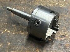 4” TOS Lathe Chuck 3MT 3 Morse Taper Mount Atlas South Bend Dividing Head Stock