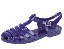 Ladies Blue Jelly Sandals/Shoes UK Size 3,4,5,6,7