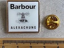 RARE BARBOUR INTERNATIONAL ALEXACHUNG BEACON BRAND LAPEL PIN BADGE