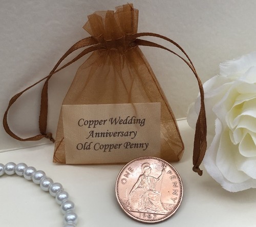 Copper britannia penny gift - copper,