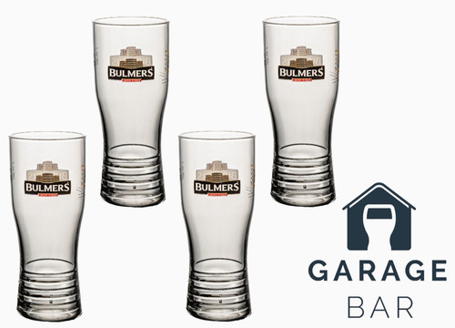 Set bulmers cider glasses - bulmers,