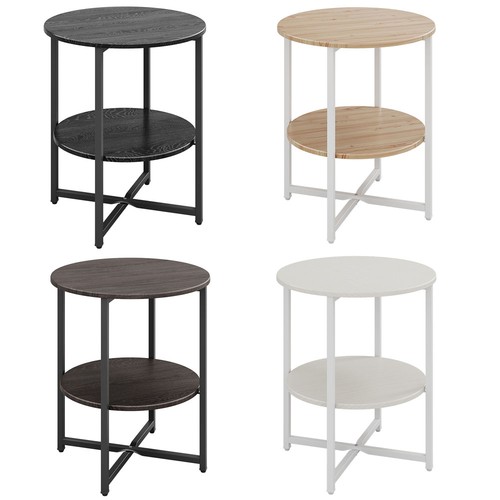 Small round sofa side table - small,