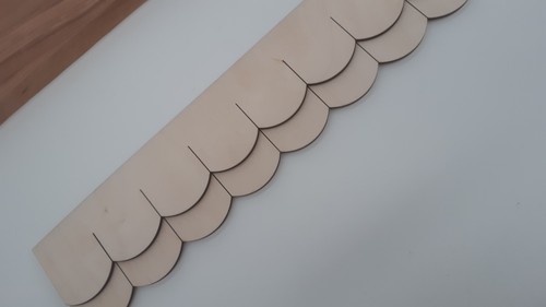 Set wooden shingle - shingle, strip