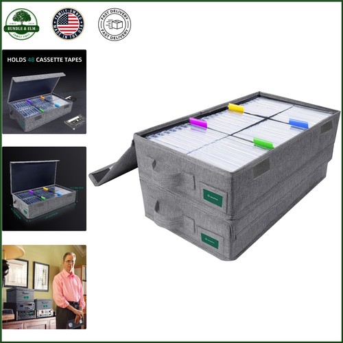 Cassette tape storage box - box, set