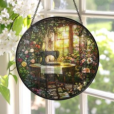 Sewing Machine, Stained Glass