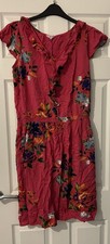 Per Una Pink Floral Dress Size