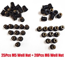 45Pcs M5/M6 Well Nuts