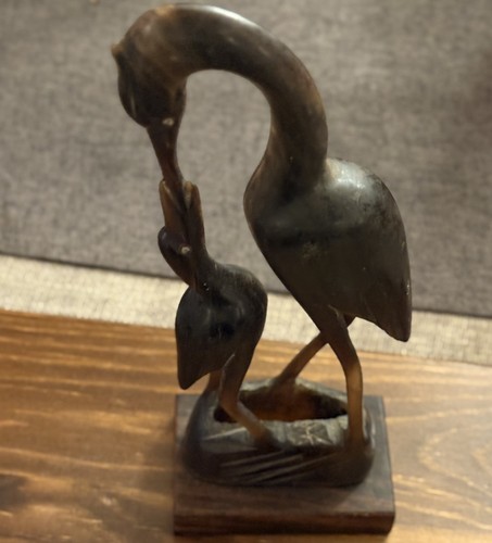 Vintage carved water buffalo - vintage,