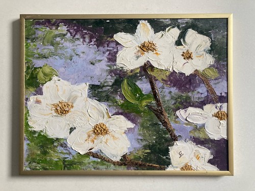Vintage oil painting abstract - vintage,