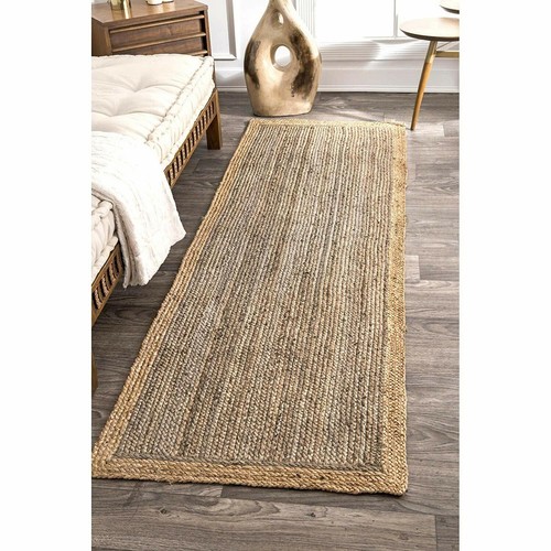 Runner rug jute 100 natural - rug, 100%