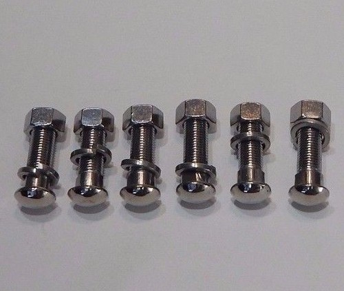 New chrome bumper bolt - kit, mg