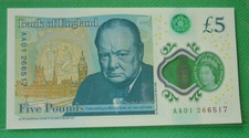 AA01 266517 - £5 Five Pound