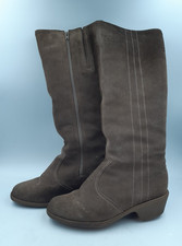 Morlands Waterproof Brown  Sheepskin Boots Size 7