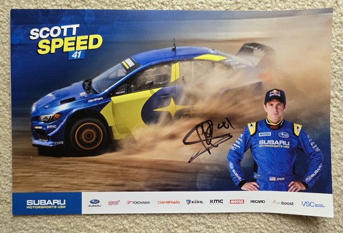 2021 scott speed signed subaru - speed,